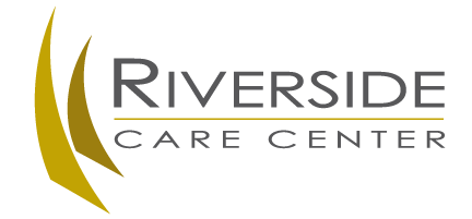 A black and yellow logo for rivers care center.
